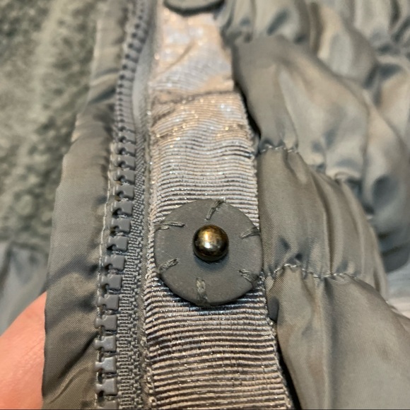 Château de sable Paris baby girl down feather gray puffer winter coat 18… - Picture 10 of 13